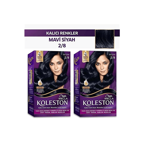 Wella Koleston Supreme Saç Boyası 2/8 Mavi Siyah x 2 adet