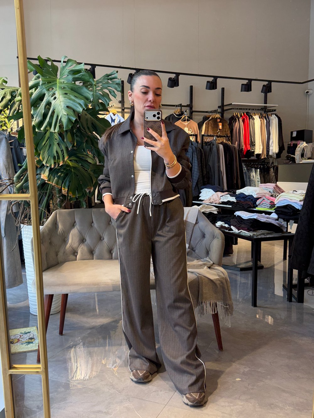 Bomber Ceket Pantolon Takım