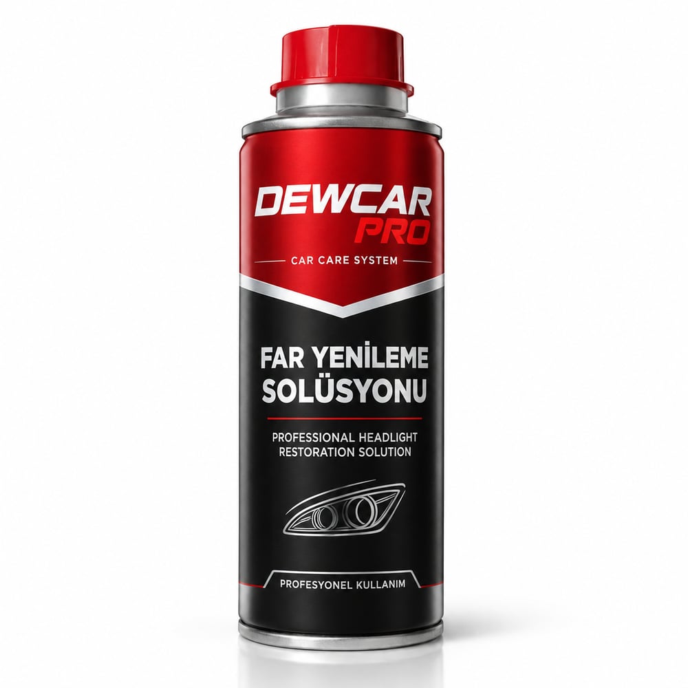 DEWCAR PRO | Premium Oto Bakım ve Koruma ÜrünleriFAR TEMİZLEME SOLİSYONU 250 ML