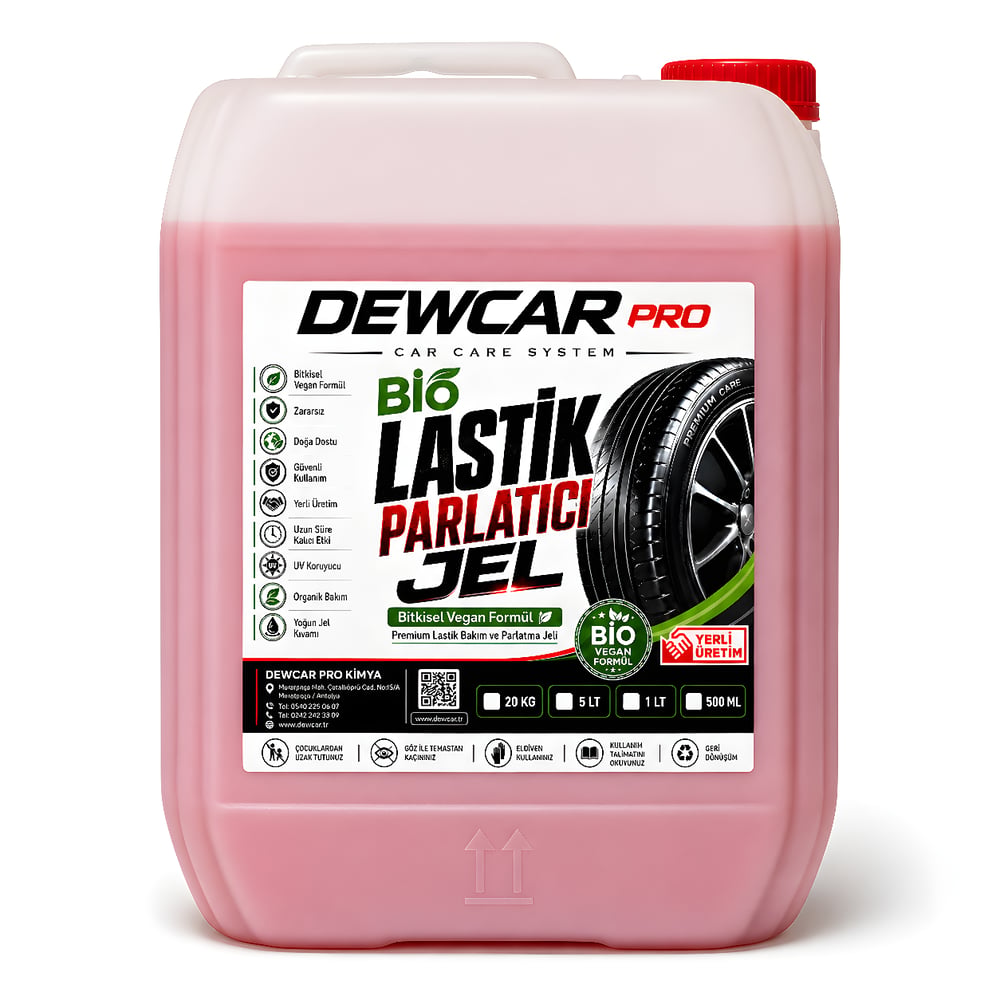 DEWCAR PRO | Premium Oto Bakım ve Koruma ÜrünleriLASTİK PARLATICI JEL 20 KG