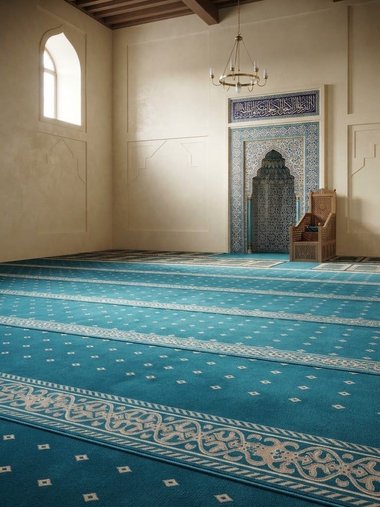 CAMİ HALISI 01 MAVİ