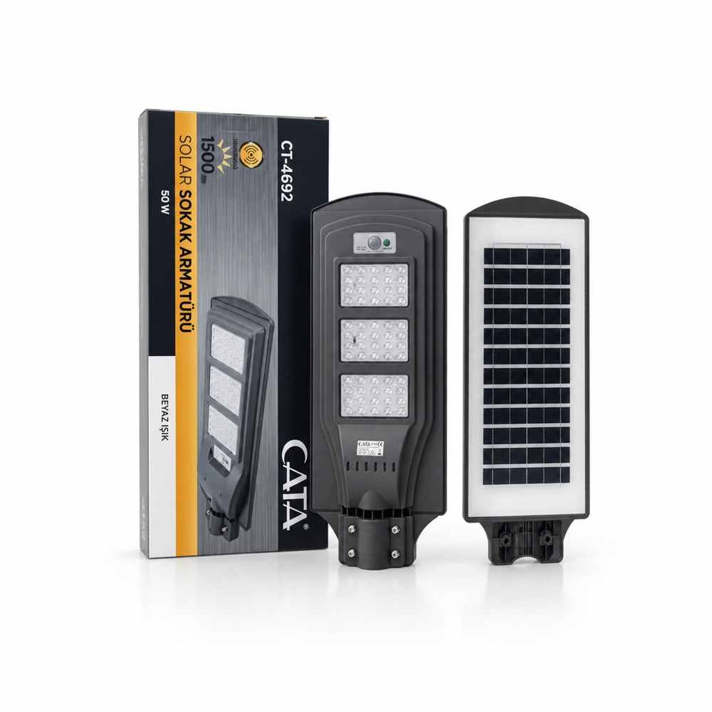 CATA CT-4692 Solar Sokak 180W 12 Saat Yanma Uzaktan Kumanda