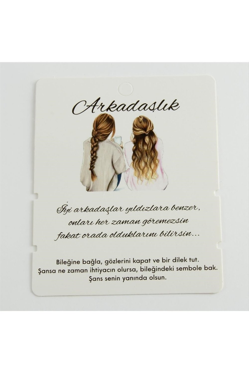 Arkadaşlık Bileklik Kartı