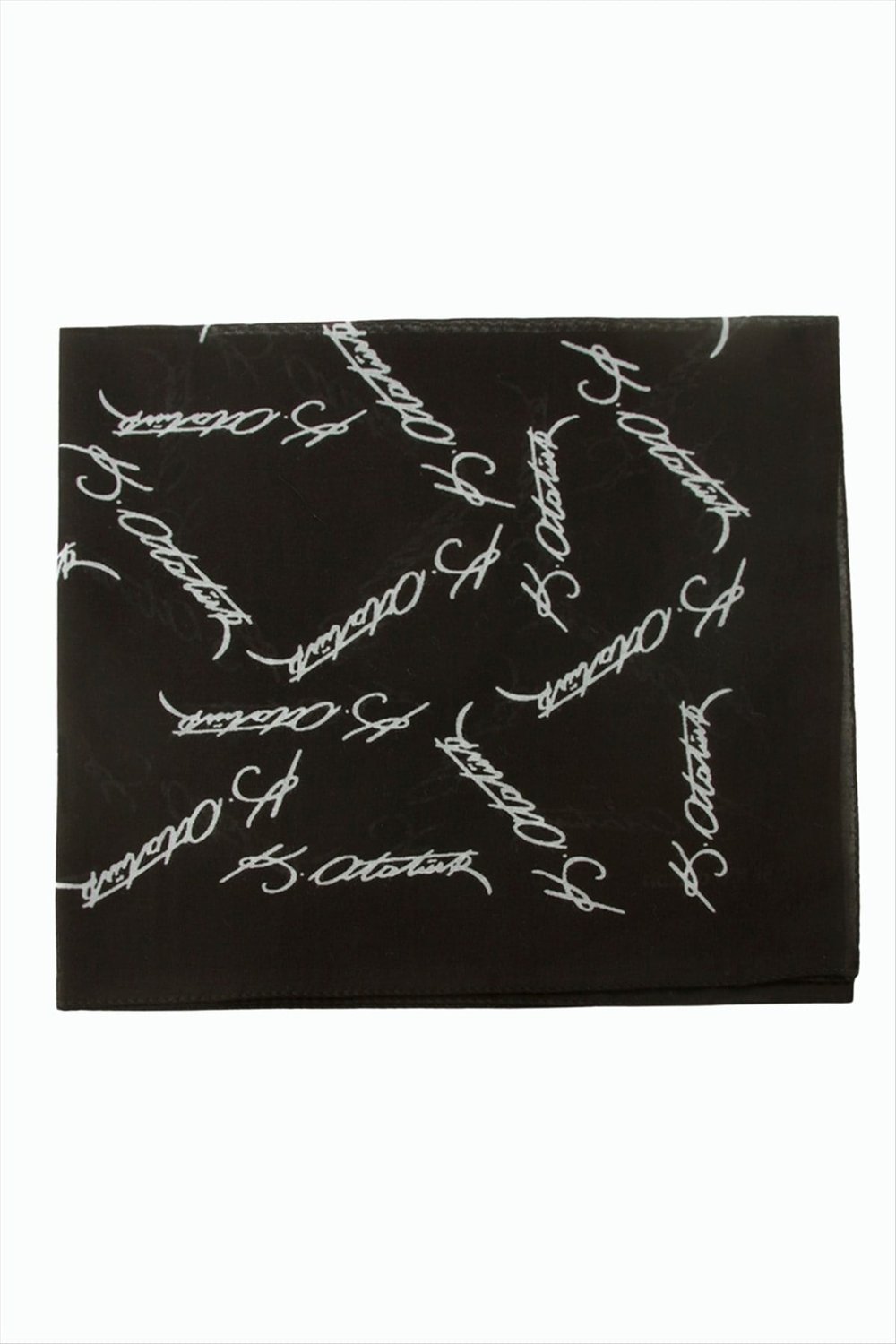 Atatürk İmzalı Desenli Bandana 50*50