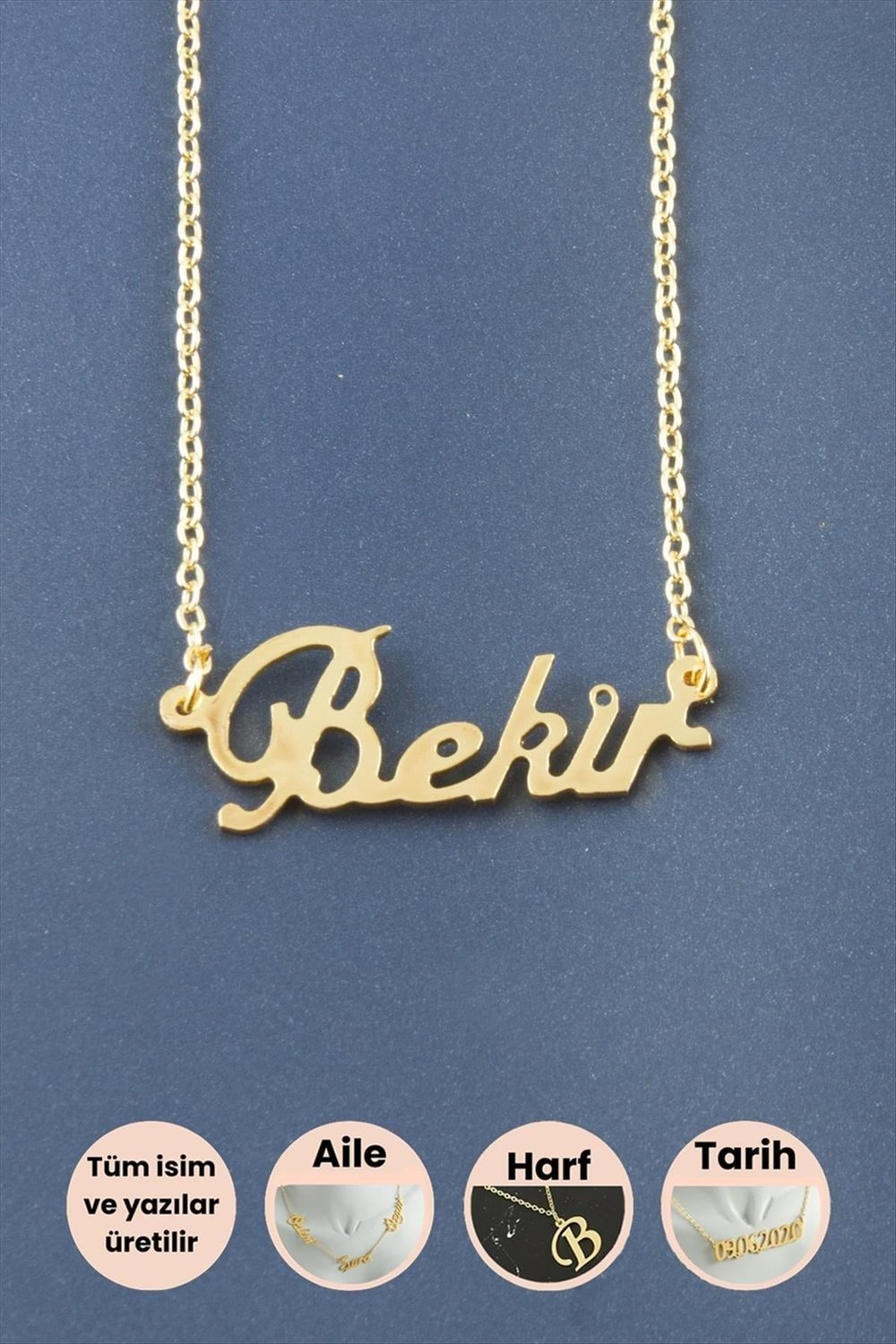 Bekir İsimli Kolye
