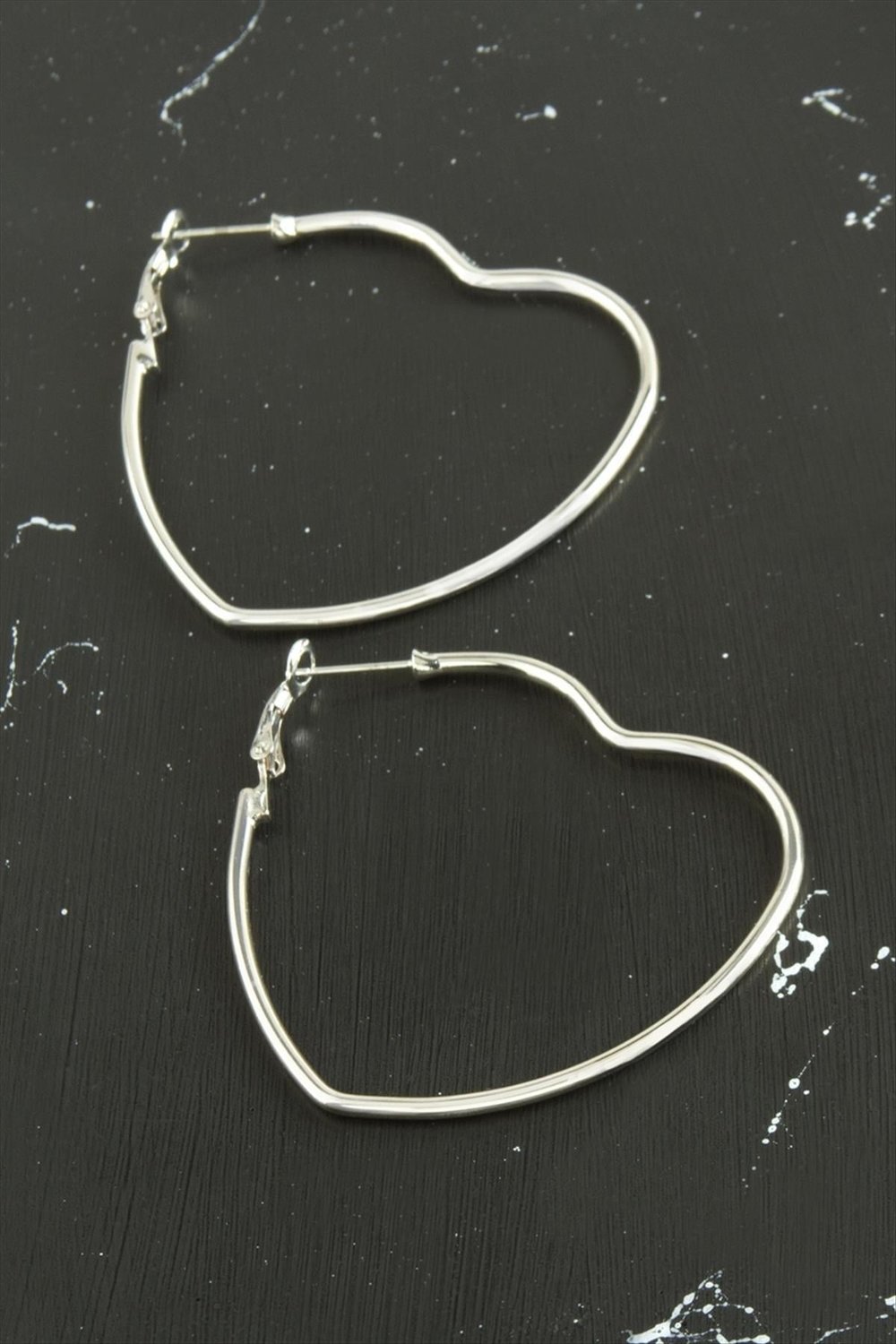 Kalp Trend Küpe 5 cm