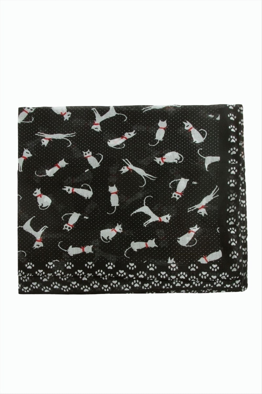 Kedi Desenli Bandana 50*50