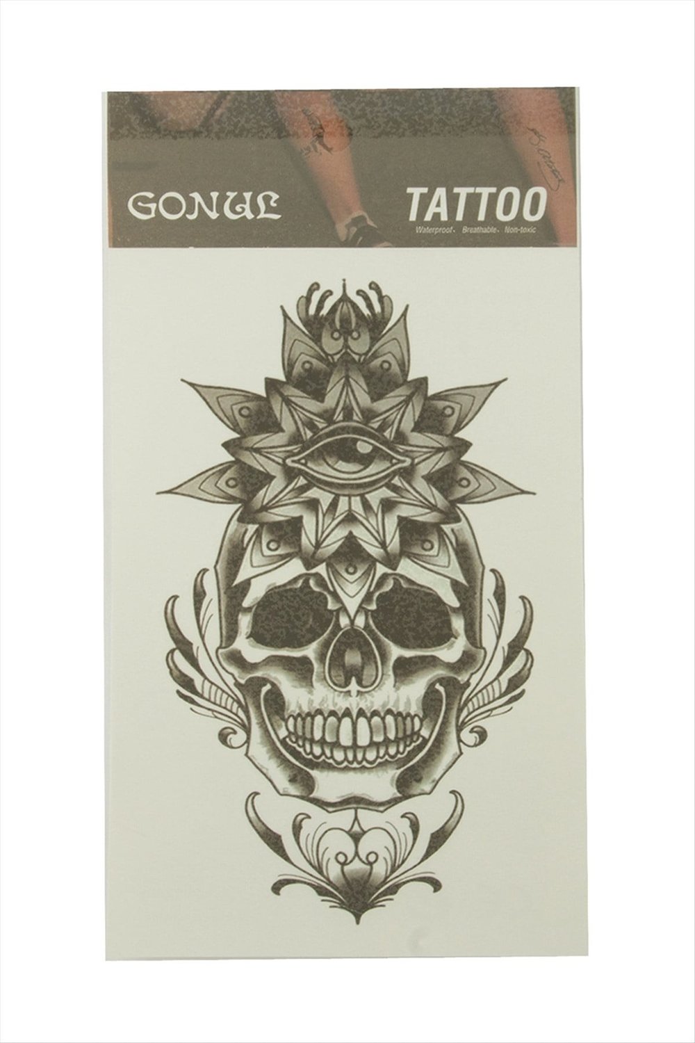 Kuru Kafa Tattoo Dövme Sticker