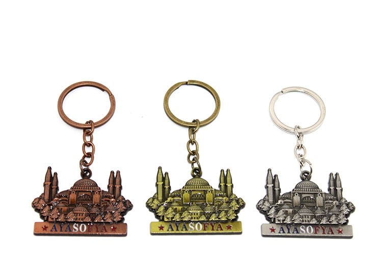 Metal Ayasofya Anahtarlık