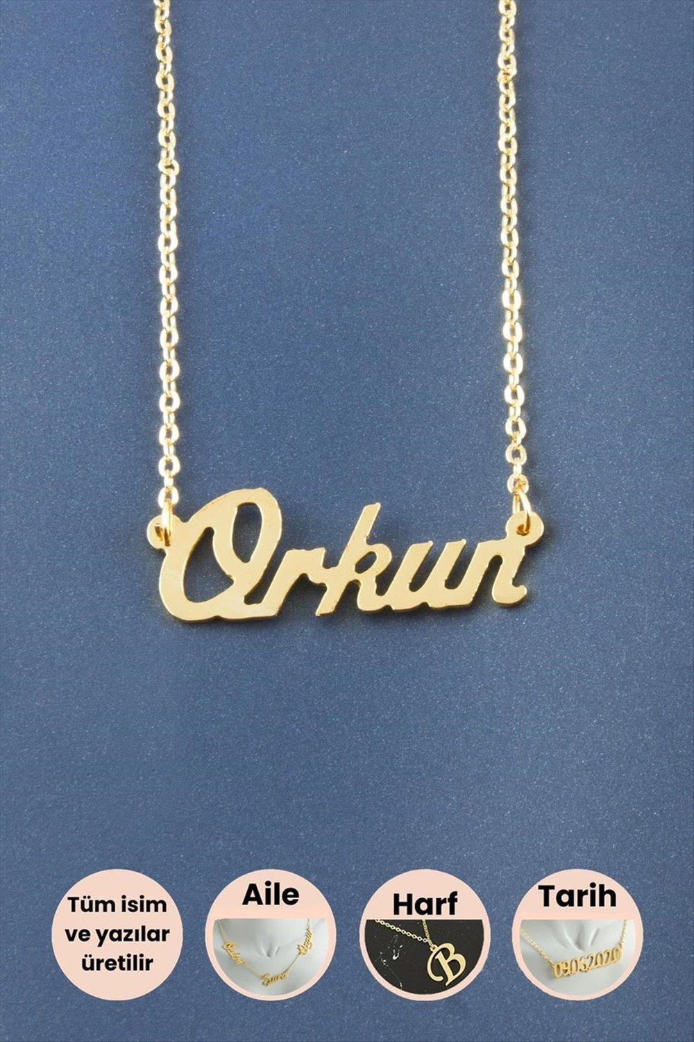Orkun İsimli Kolye
