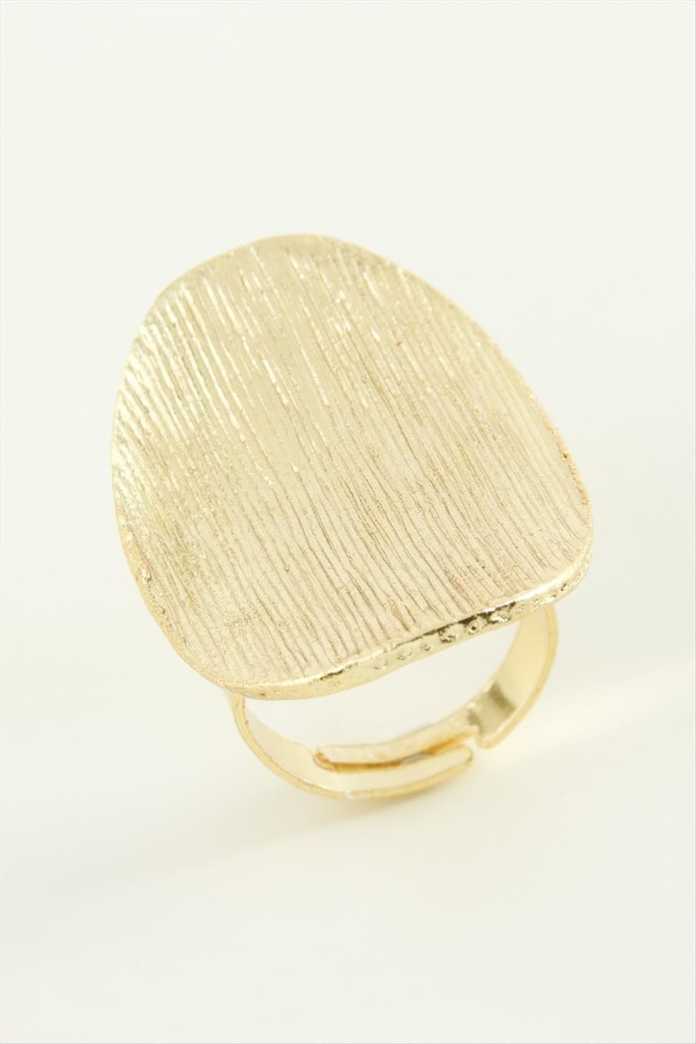 Oval Metal Yüzük