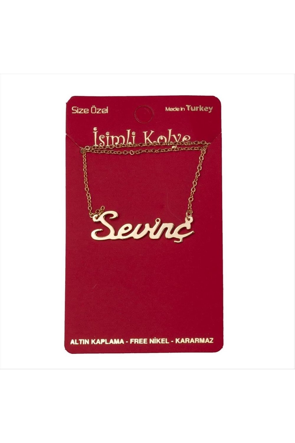Sevinç isimli kolye (Kişiye Özel)