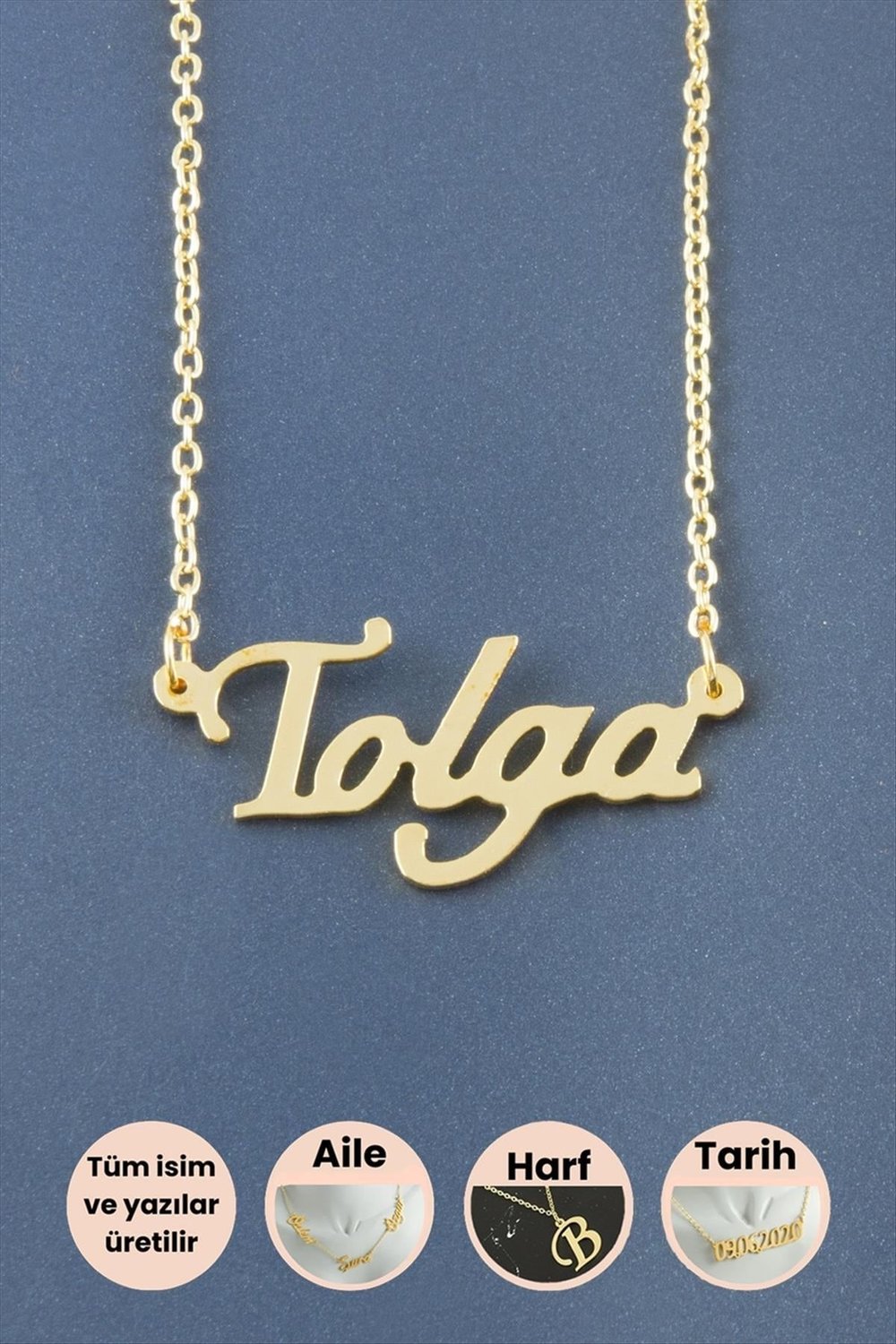 Tolga İsimli Kolye