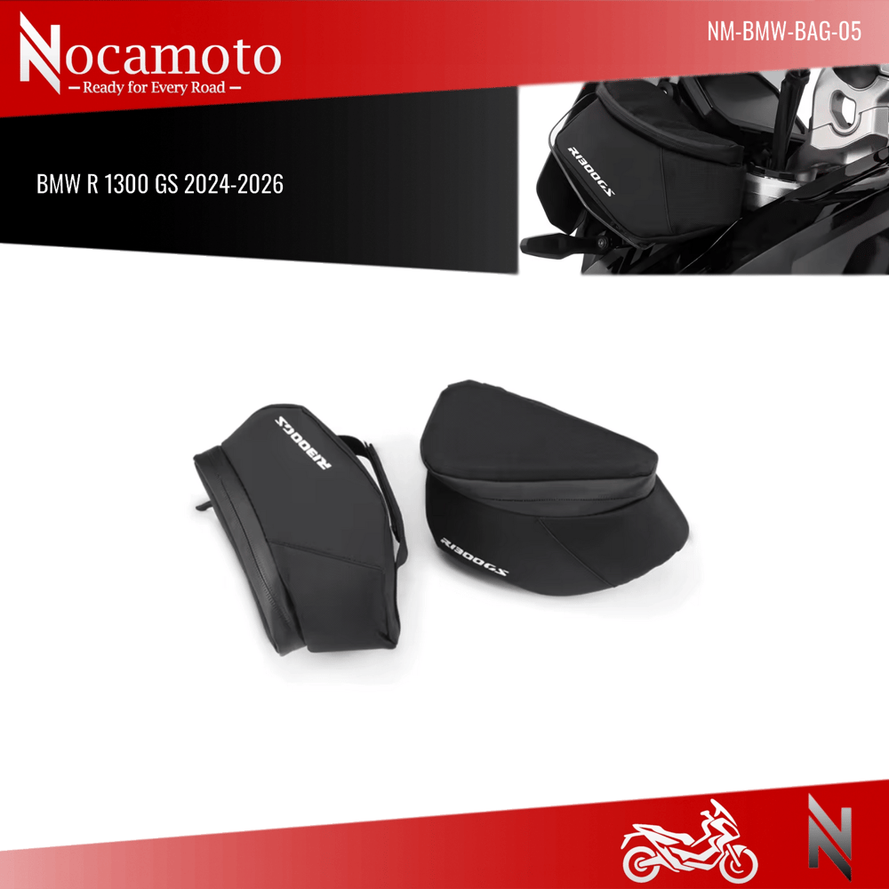 BMW R 1300 GS Ön Cam Yan Su Geçirmez Saklama Çantası 2'li Set