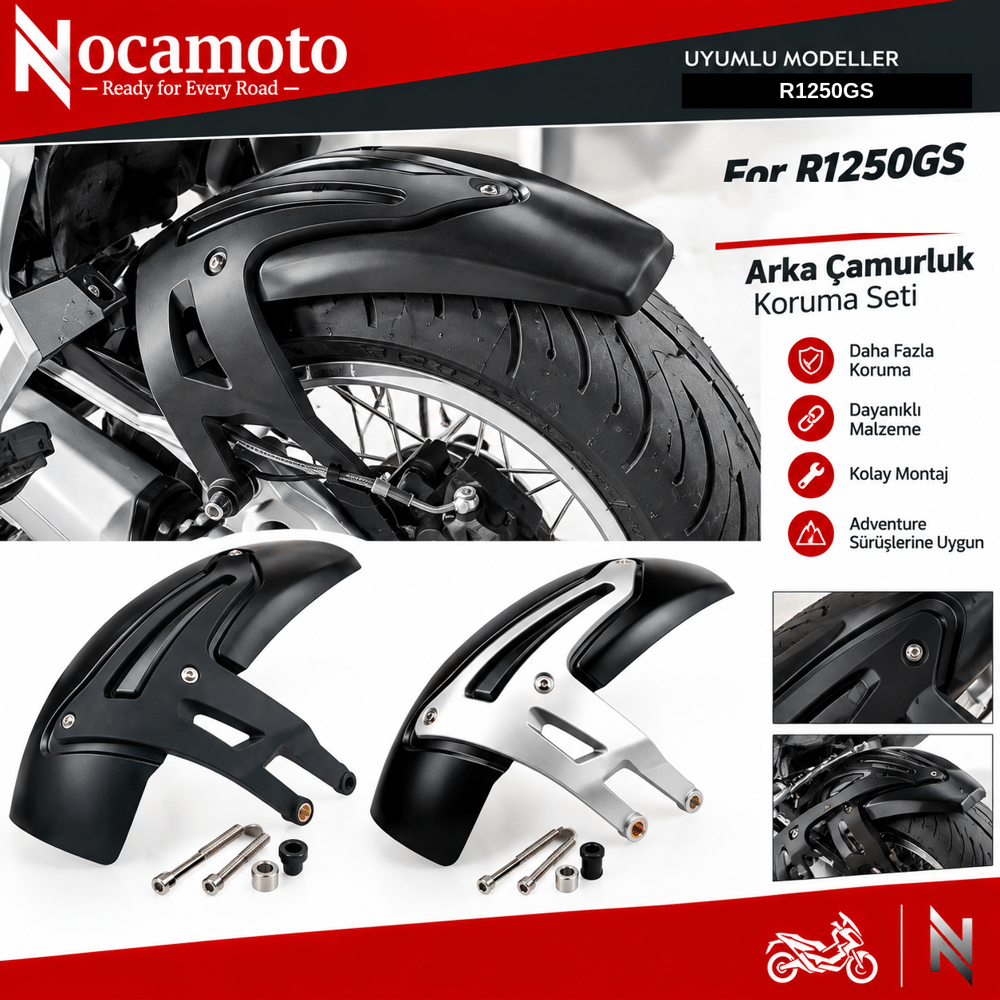 BMW R1200GS / R1250GS Arka ÇamurlukBMW R1200GS R1250GS Arka Çamurluk