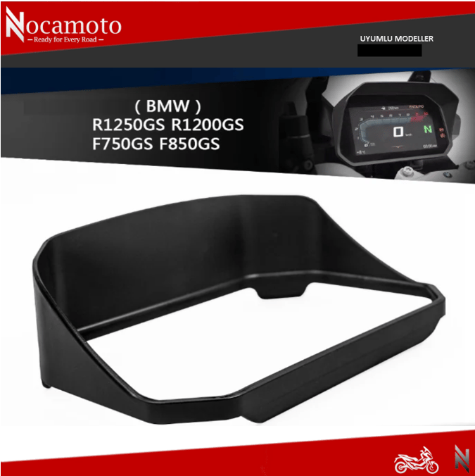 BMW R1250GS R1200GS F850GS F750GS F900XR TFT Ekran Güneşlik | NocamotoBMW R1200GS R1250GS F900XR F750GS F850GS ADV Ekran Güneşlik