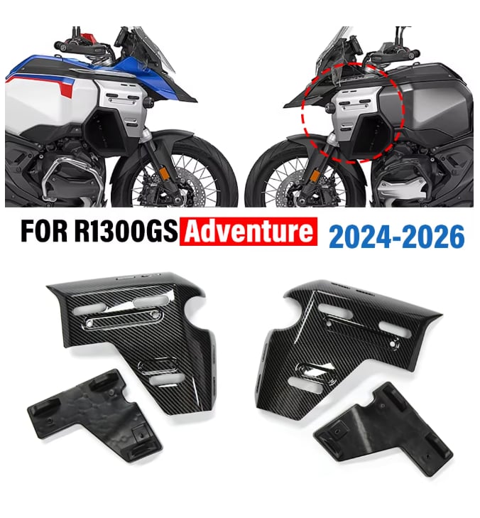 BMW R1300GS Adventure Radyatör Koruma & Yan Çanta Taşıma SetiBMW R1300GS ADV Radyatör Kapağı Çanta Taşıma Kiti Dahil