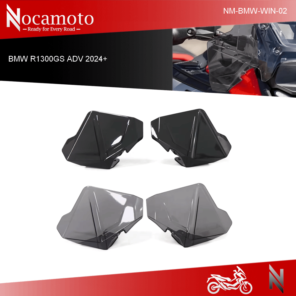 BMW R1300GS Ön Cam Rüzgar Deflektörü Vizör – Sport ModelBMW R1300GS R1300GS ADV Yan Cam Rüzgar Deflektörü