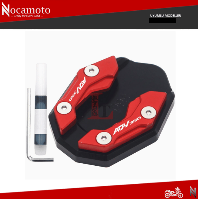Honda ADV 350 Ayaklık Genişletme CNC Alüminyum Üst Alt Set | NocamotoHONDA ADV350 Ayaklık Genişletme CNC Aluminyum Üst Alt Set