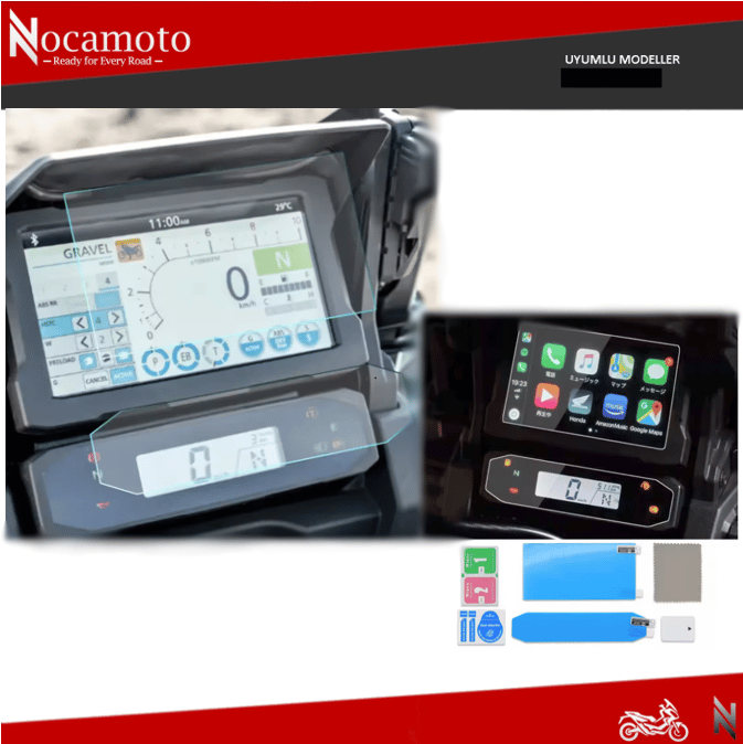 Honda Africa Twin CRF1100L & NT1100 TPU LCD Ekran Koruyucu | NocamotoHONDA Africa Twin CRF1100L NT1100 2020 2026 LCD Ekran Koruyucu Film TPU