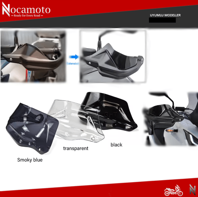 Honda NT1100 Elcik Koruma (2022+) - Rüzgar ve Darbe Emici | NocamotoHONDA NT1100 2022+ Elcik Koruma
