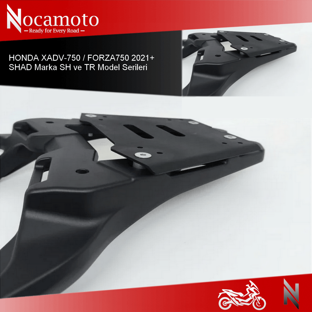 HONDA X-ADV750 2021+ HONDA FORZA750 2021+ SHAD ÇANTA MONTAJ  APARATI HONDA X-ADV750 SHAD Çanta Montaj Aparatı, SH ve TR Serisi Tüm Modellere Uygun