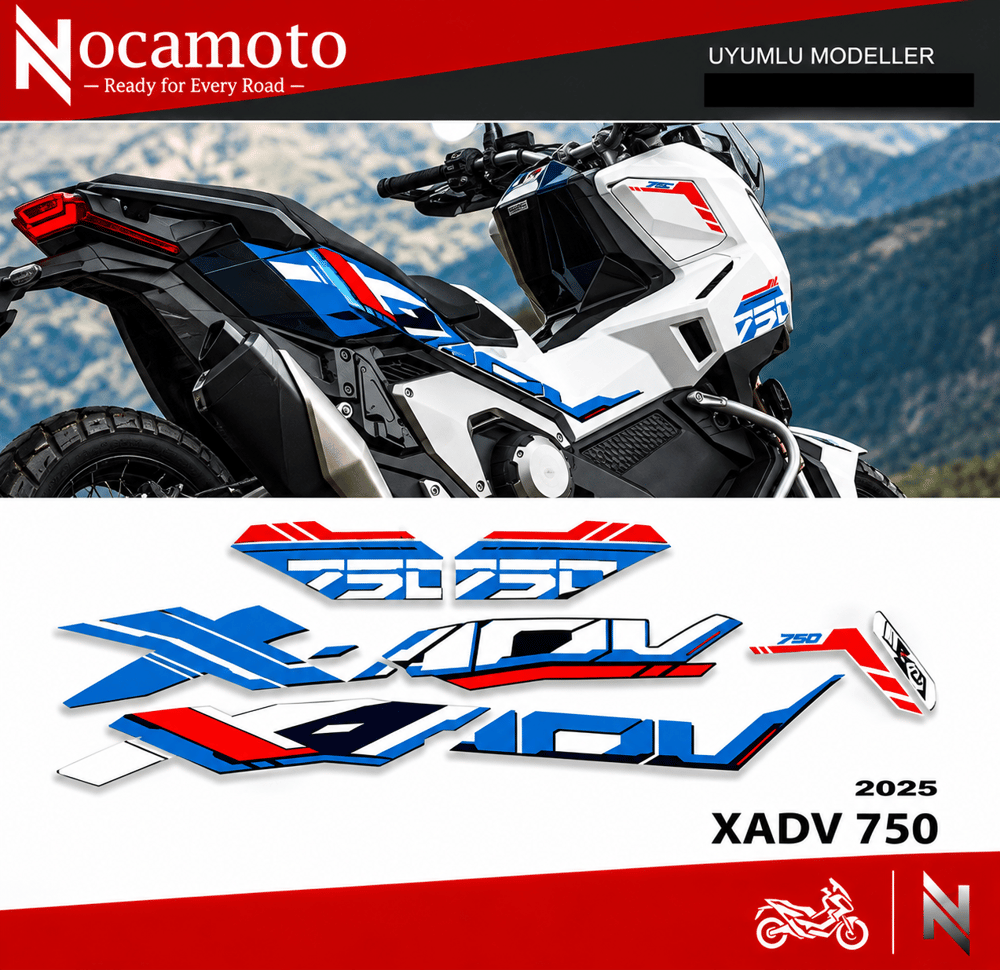 Honda X-ADV750 2026 Special Edition Sticker Set MaviHONDA X-ADV750 2026 Special Edition Sticker Set Mavi