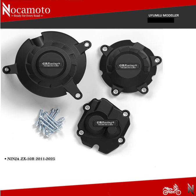 Kawasaki Ninja ZX-10R Motor Koruma Kapağı Seti (2011-2025) | NocamotoKAWASAKI NINJA ZX-10R 2011-2025 Motor Koruma Kapağı Seti