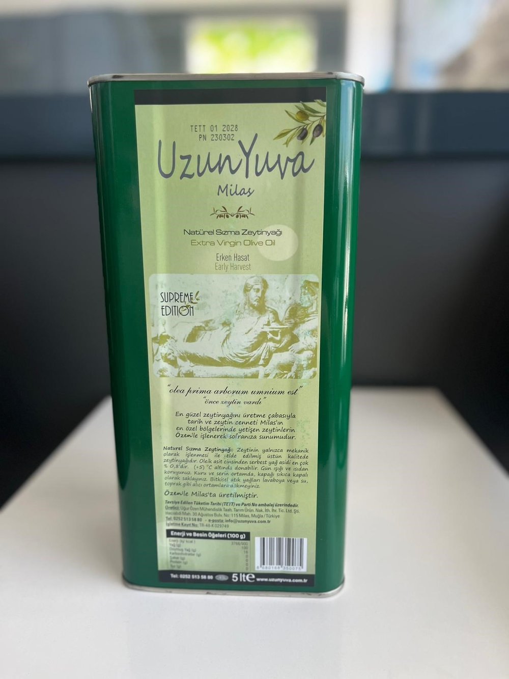 UZUNYUVA ERKEN HASAT NATUREL SIZMA 5 LT