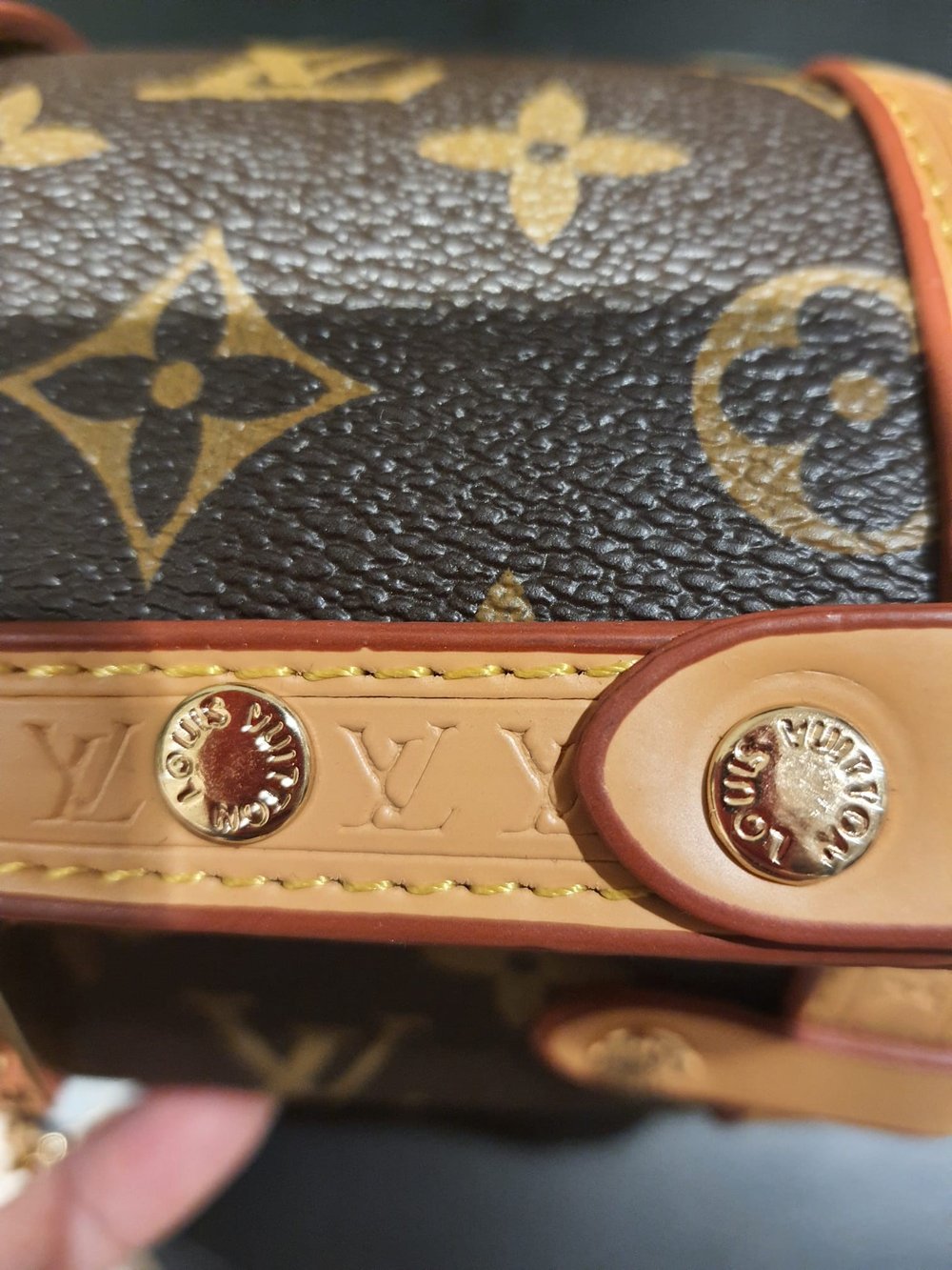 LOUIS VUITTON Hakiki Deri Tasarım Aksesuarları paslanmaz çelik ten İthal Çanta 