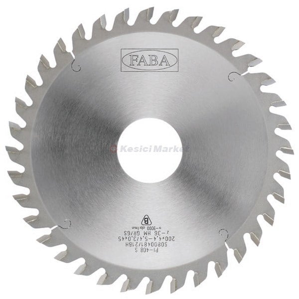 FABA 200x4,7/5,7x45/65 Z:36 GR/GM HW 2/9/110 PANEL EBATLAMA ÇİZİCİ TESTERE