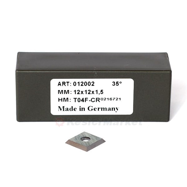 HM:12X12X1,5 T04F-CR KARE JİLET BIÇAĞI - 4 KENAR KESER