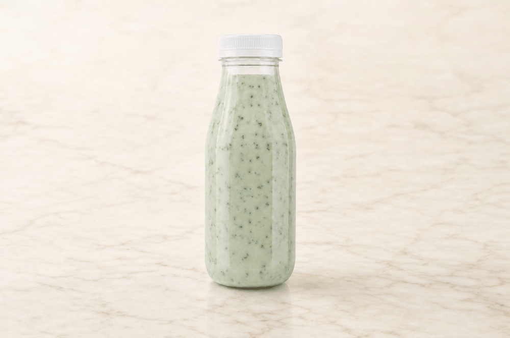 Ev Yapımı Fesleğenli Ayran