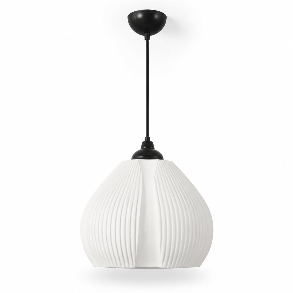 Bohem Sarkıt Avize 3D Tasarım Salon ve Oturma Odası Aydınlatması 25 X 20 CM Beyaz