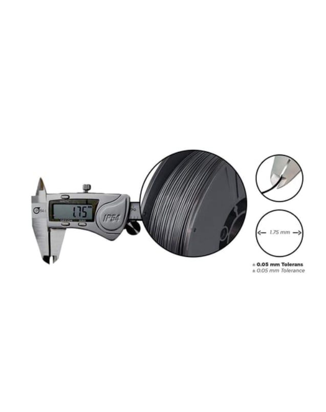 CCF PETG Filament - 1.75mm - 1 KG Kırmızı