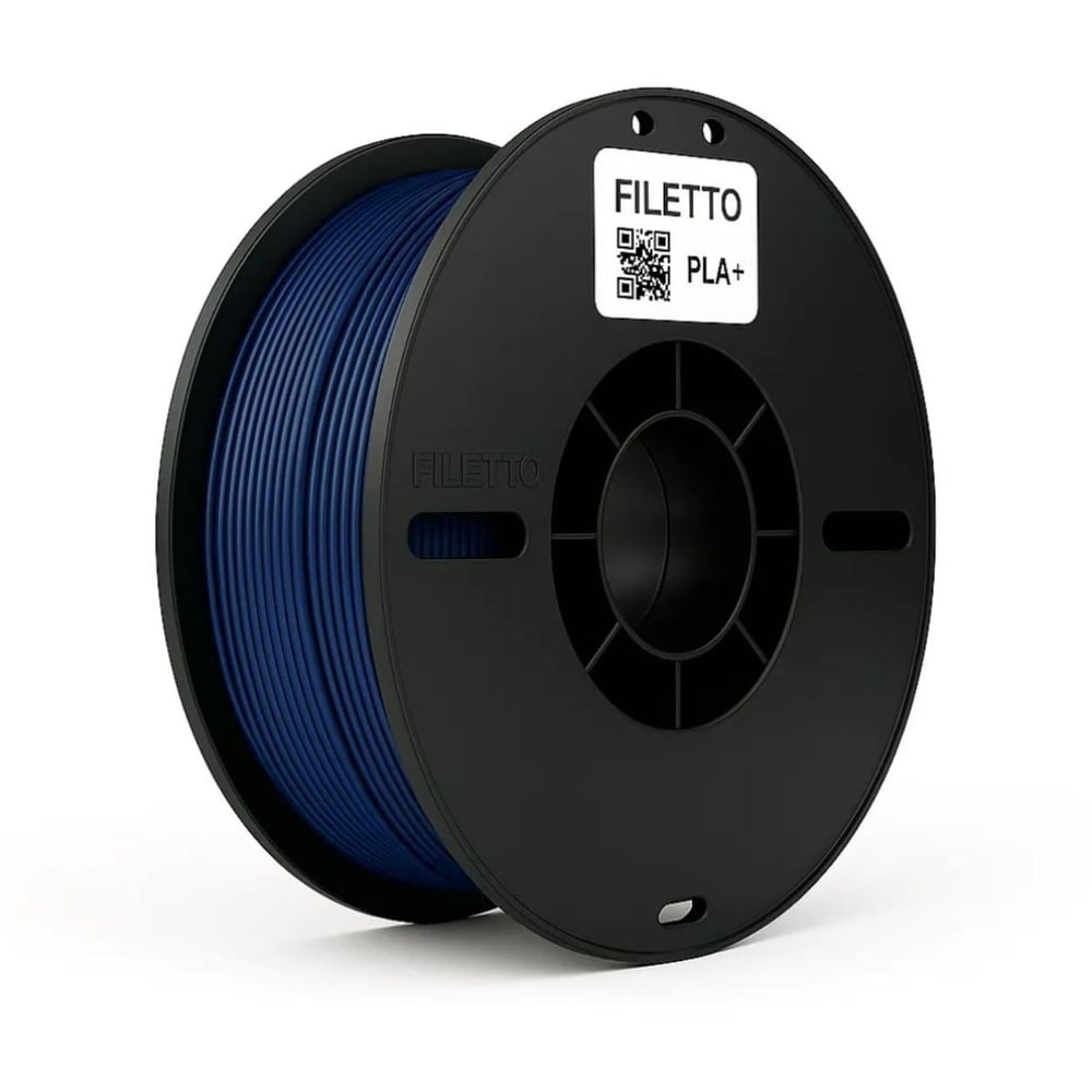 Filetto PLA+ 3D Filament – 1.75mm – 1KG – AMS Uyumlu Dark Blue