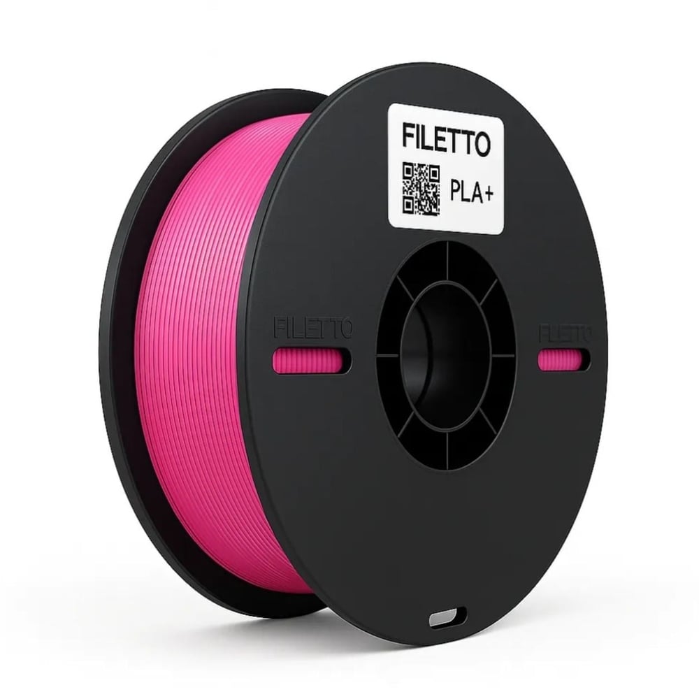 Filetto PLA+ 3D Filament – 1.75mm – 1KG – AMS Uyumlu Pembe