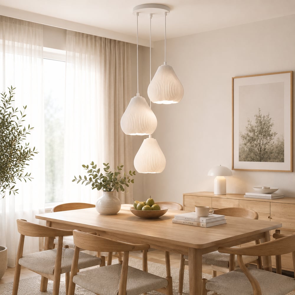Lumi̇nera Salon Oturma Odasi Üçlü Sarkıt Avize – Salon Aydınlatması 70 CM