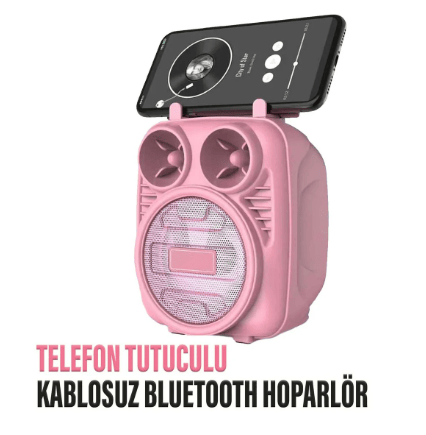 Portable  Speaker Handfree Telefon Tutuculu Mini Taşınabilir Kablosuz Hoparlör