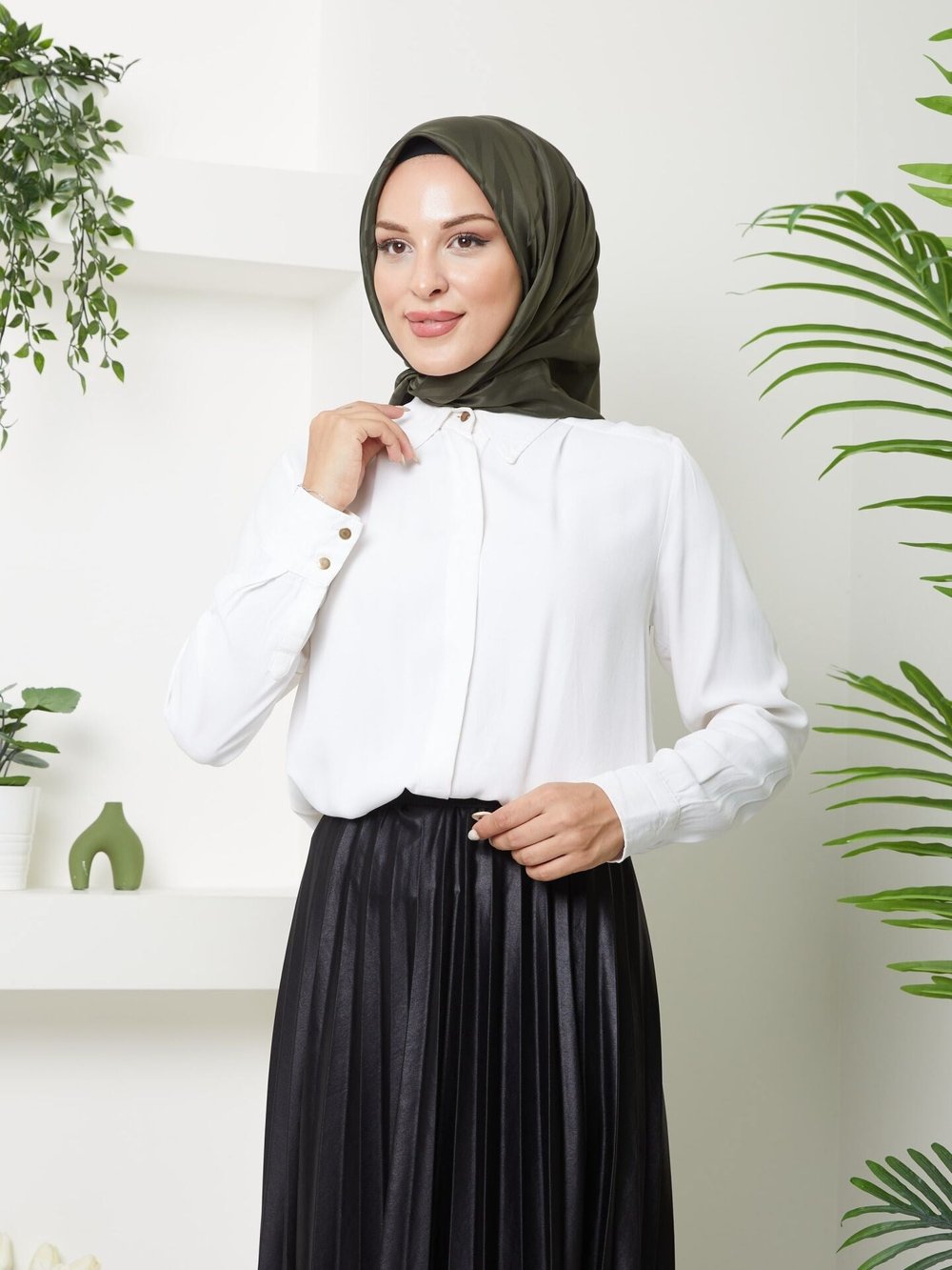 Zigzag Jakar Eşarp