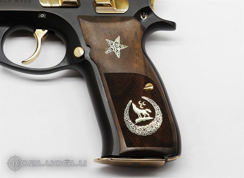 CZ 75-85B Hilal ve Kurt Ceviz Kabza