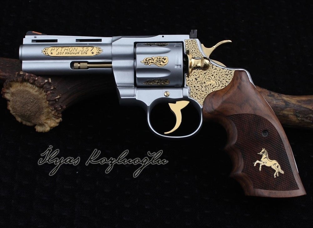 Colt Python 357 Magnum Füme Titanyum