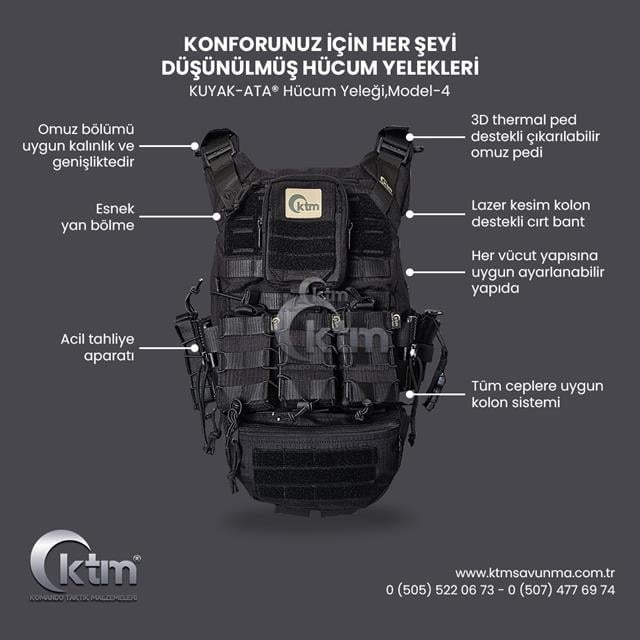 Ktm Kuyak Ata Hücum Yeleği Model 4
