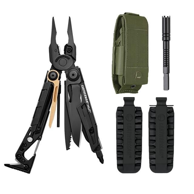 Leatherman Mut Black Set Kahverengi Molle Kılıf