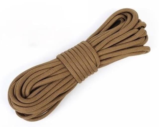 Paracord İp 4mm 1 Metre Siyah