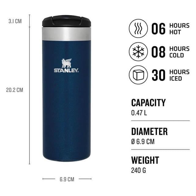 Stanley The Aerolight Transit Mug 0.47 Lt Mavi