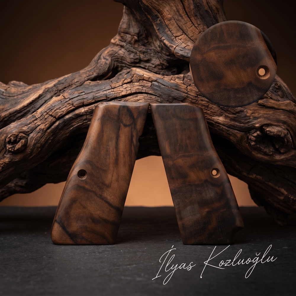 Browning MK3 Kök Ceviz Kabza Yüzey Desensiz Logosuz