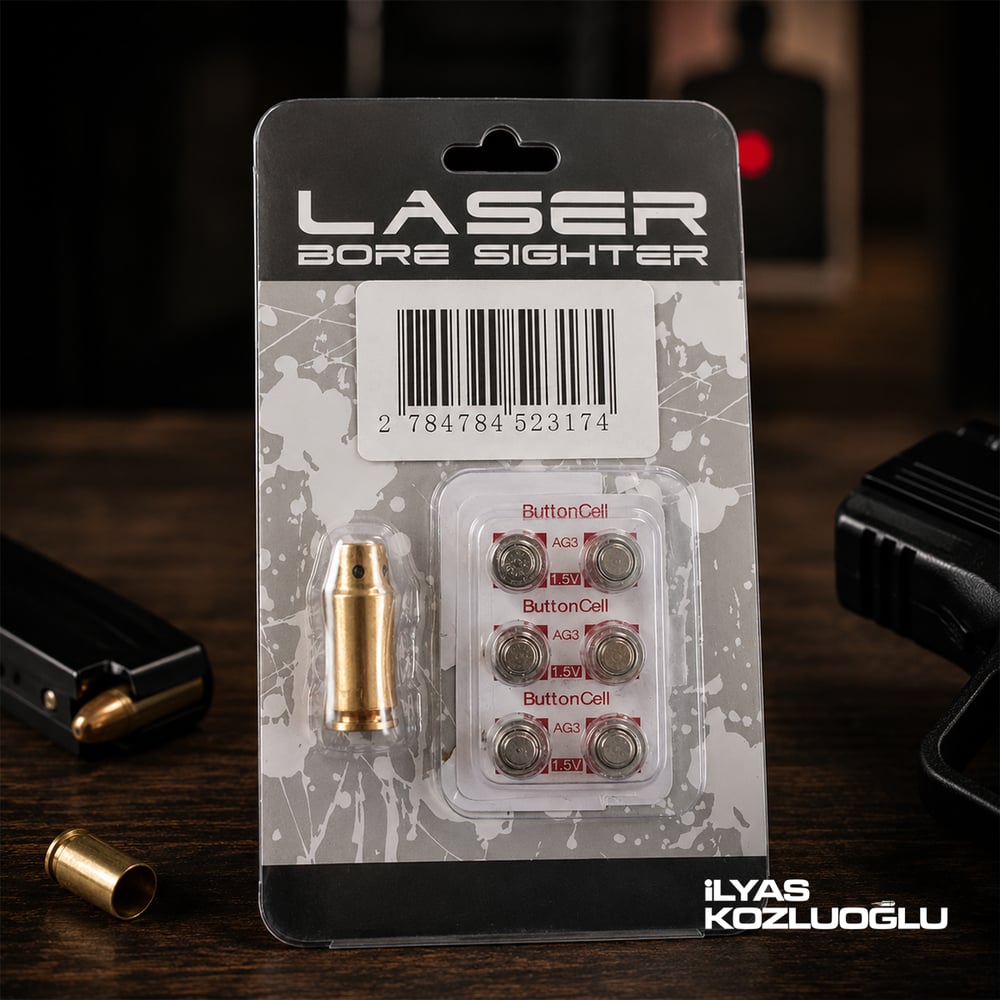Laser Bore Sıghter 9 mm Namlu Sıfırlama Aparatı