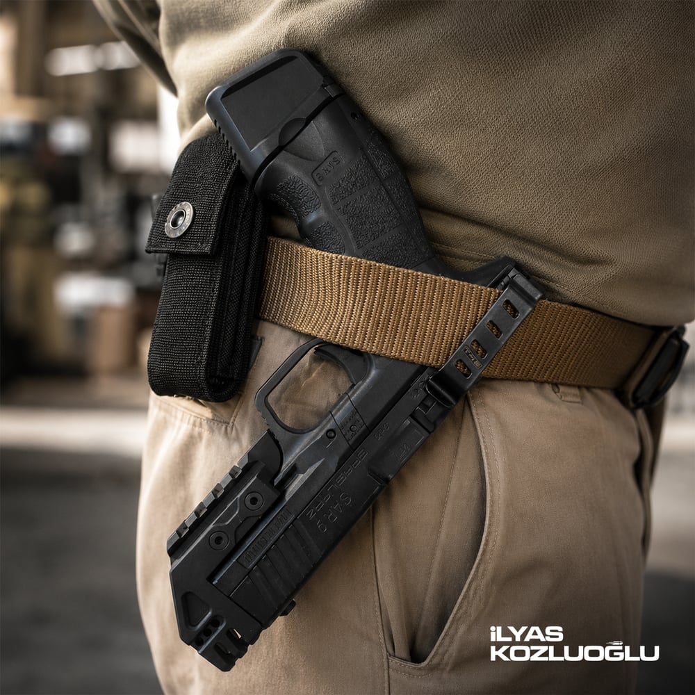 T42 Gun Clip Canik TP9 SF Serisi Silah Taşıma Maşası Kemer İçi Gizli Taşıma Aparatı