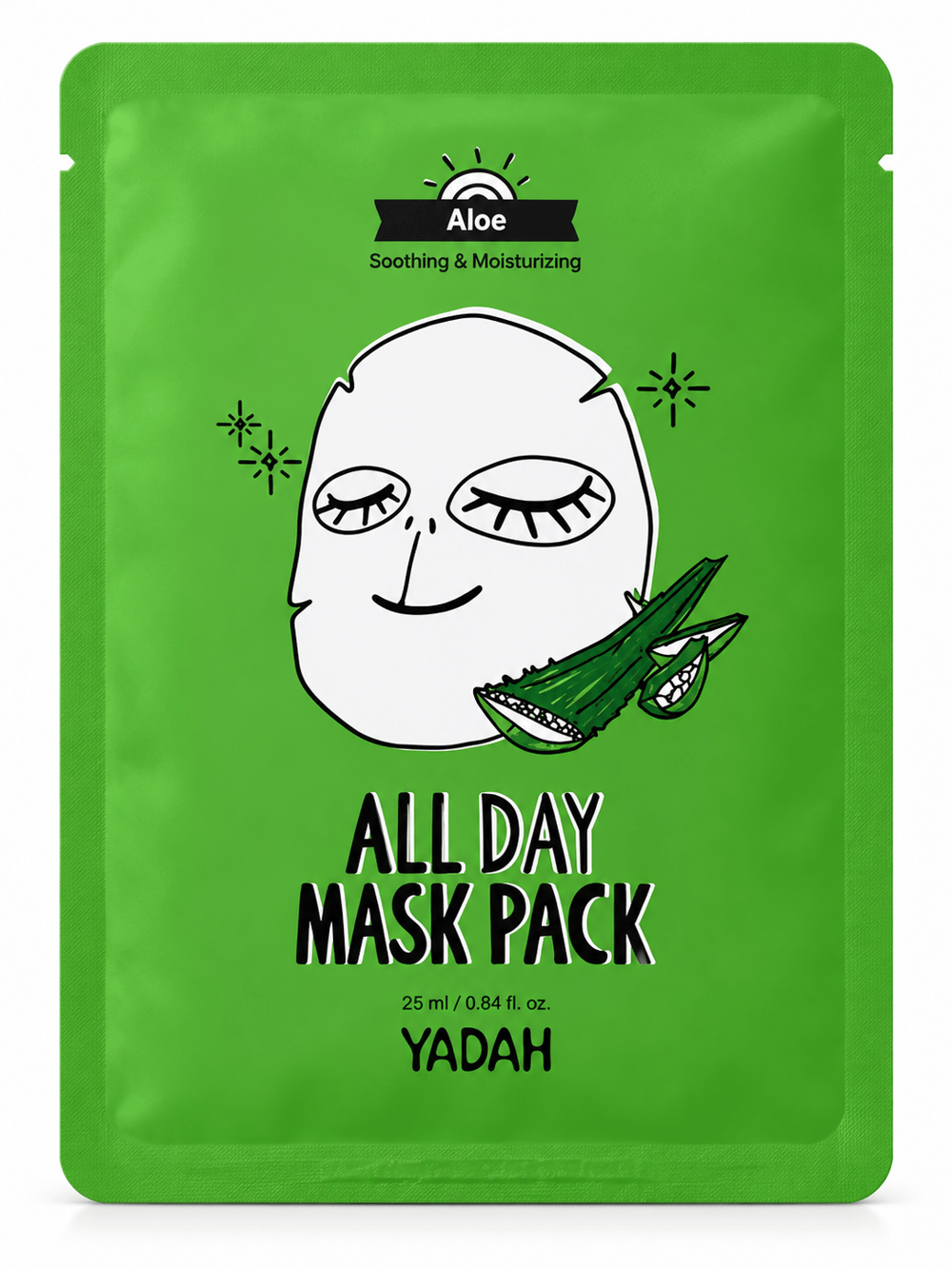 All Day Aloe Vera Soothing Sheet Mask (Aloe Vera Özlü Yatıştırıcı Kağıt Maske)